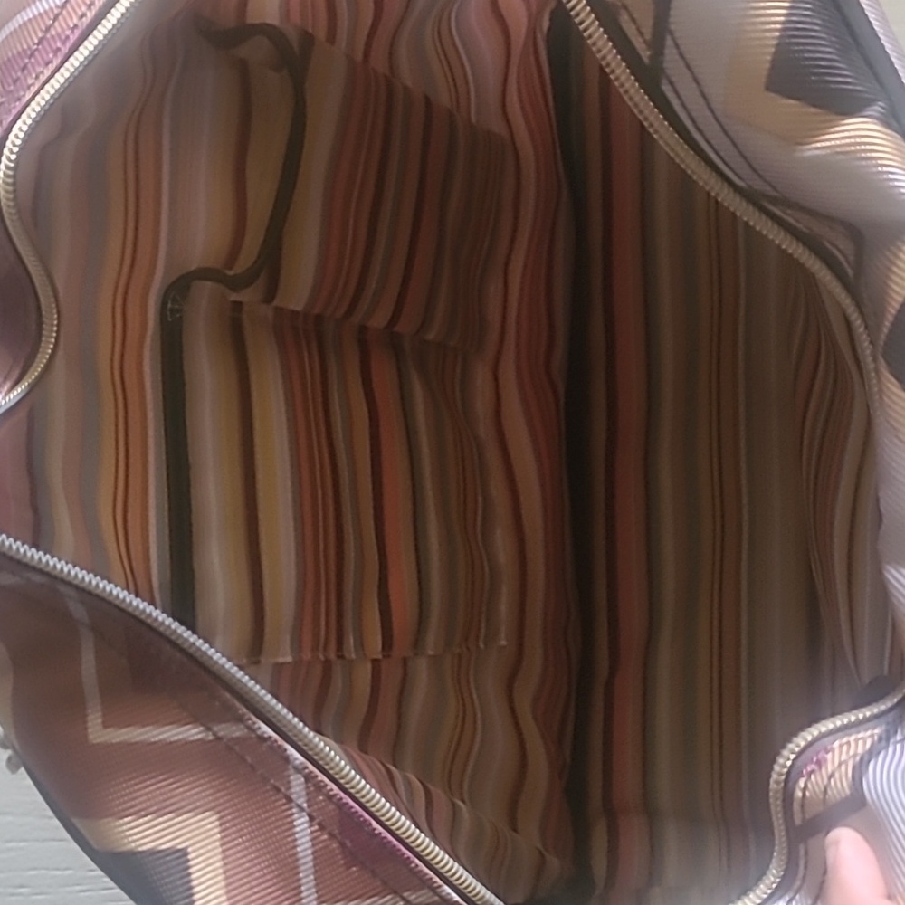 NWT Authentic MISSONI For Target Zig Zag Travel Messenger Shoulder Bag - Picture 8 of 10